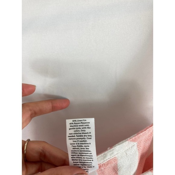 4/$25 NWT Abound Striped Linen Blend Crop Camisole - Picture 5 of 6